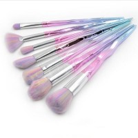 Hot Selling 7pcs Sword Shape Synthetic Hair Makeup Brushes Set Glitter Foundation Powder Brush Eye Shadow Brushes Kit NC0798