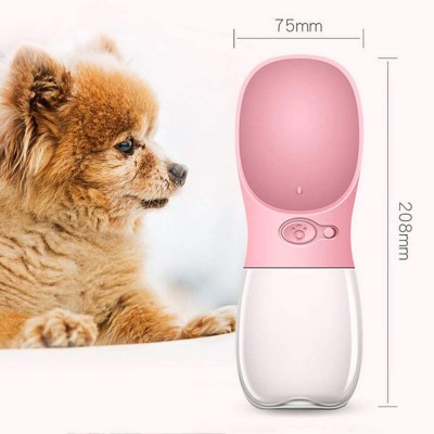 Portable Dog Water Bottle Pet Water Dispenser Antibacterial Food Grade Leak Proof Dog Cat Travel Drink Bottle Bowl