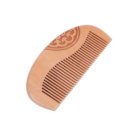 Zero waste gift  Detangling Fine Tooth Shower Comb bamboo hair comb Normal Hair Beard Mustache Wooden Hair Comb