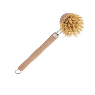 Wooden Kitchen Brushes  Wooden Pan  Pot Cleaning Brush Natural Dish Brush